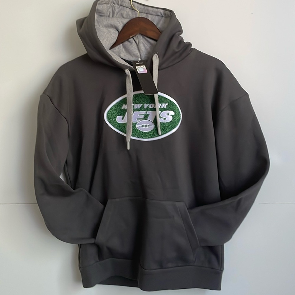 New York Jets Antigua pullover hoodie women's apparel